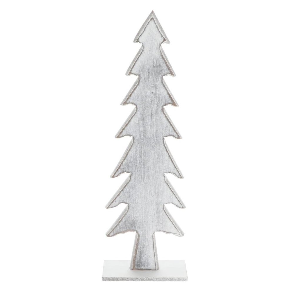 White Christmas Tree Tabletop Décor, 18-in.